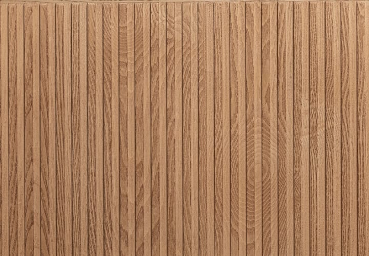 Conjunto mueble de baño madera varias medidas, maciza de fresno con lavabo Solid Suface Bruntec Neo Curve Detalle 6
