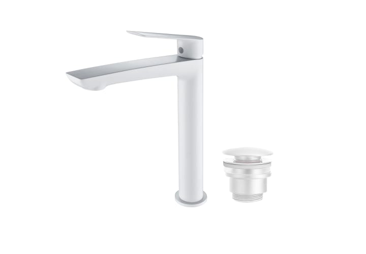 Pack Grifo de lavabo caño alto Imex Lúxor + Válvula click-clack Principal 1