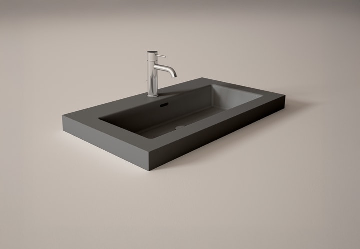 Lavabo encastrado 11.5 cm alto Visobath Nantes Principal 2
