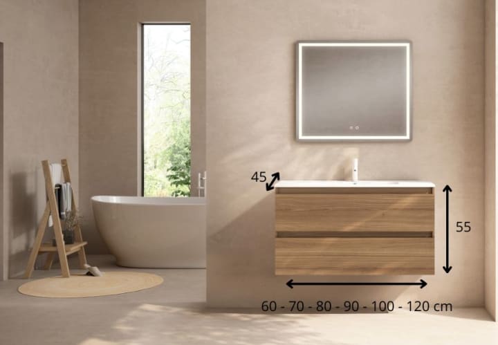 Mueble de baño Viso Box Croquis 13