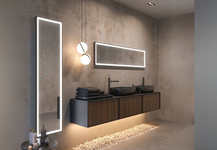 Espejo de baño con luz LED Ledimex New York Ambiente 7