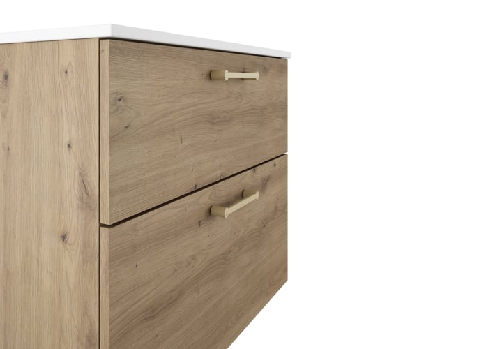 Conjunto de mueble de baño con banquillo con lavabo Flat Viso Verso Detalle 9