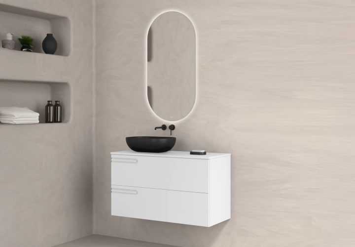 Mueble de baño con encimera de madera Royo Econic Principal 2