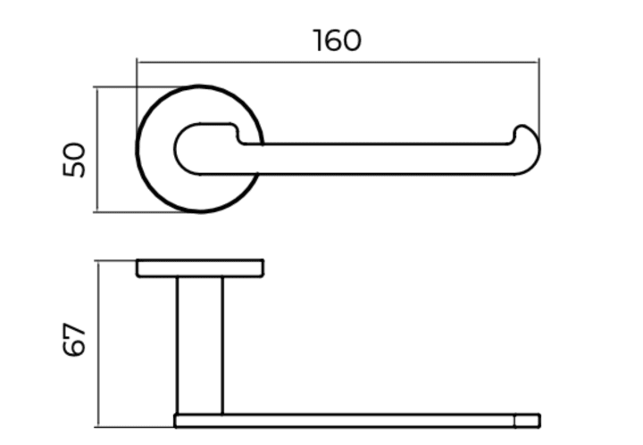 Portarrollos de baño Medimex Practic Croquis 7