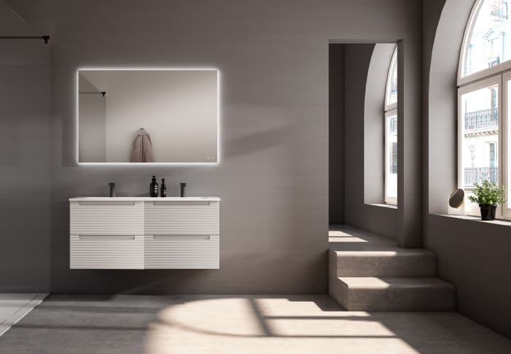Conjunto mueble de baño de Viso Kyoto japandi Principal 2