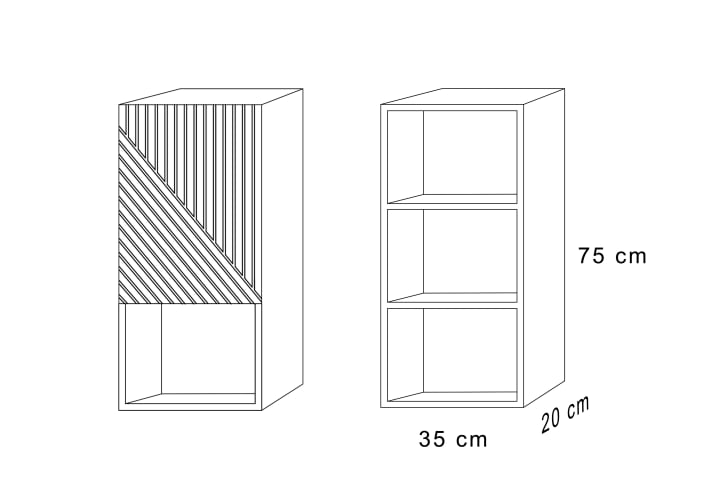 Columna de baño Bruntec Limo Croquis 20