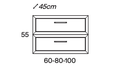Mueble de baño Viso Delta Croquis 14