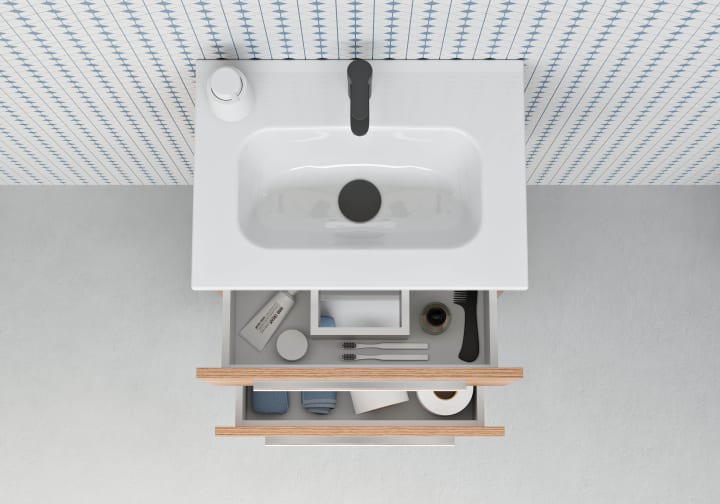 Conjunto completo mueble de baño fondo reducido 35 cm Royo Street Detalle 6