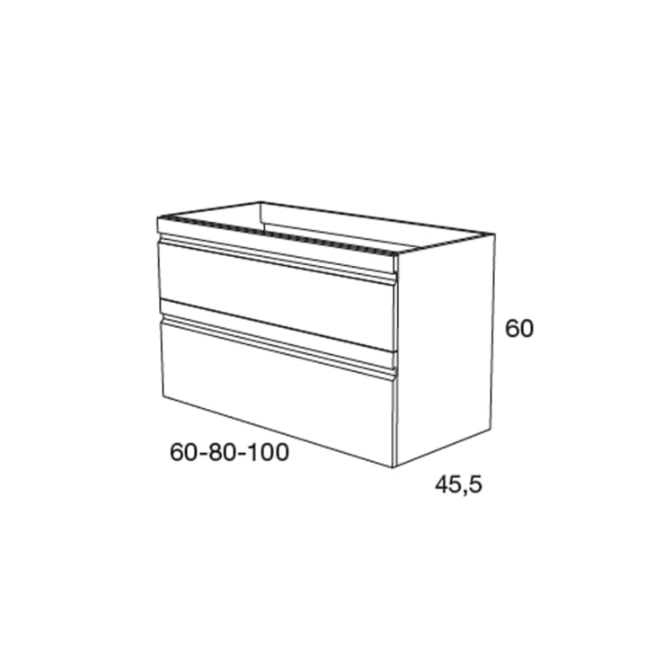 Mueble de baño Avila dos Natalia Croquis 6