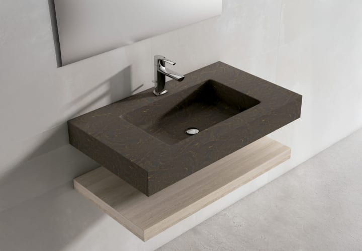 Lavabo suspendido Viso Piedra Ambiente 3