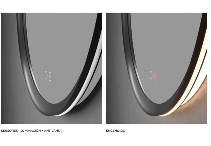 Espejo de baño con luz LED Ledimex Torino Detalle 9