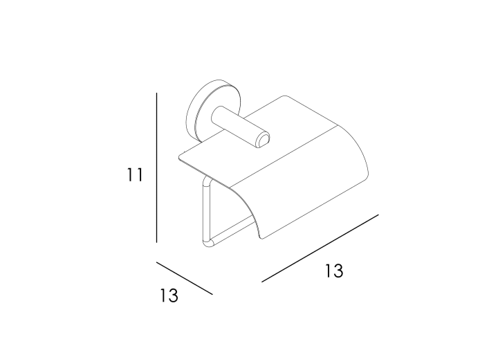 Portarrollos de baño con tapa Manillons Torrent Eco 6500 Croquis 7