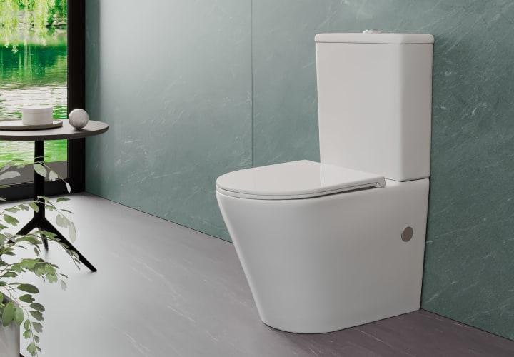 Inodoro compacto Rimless de Bruntec Lisboa Detalle 3