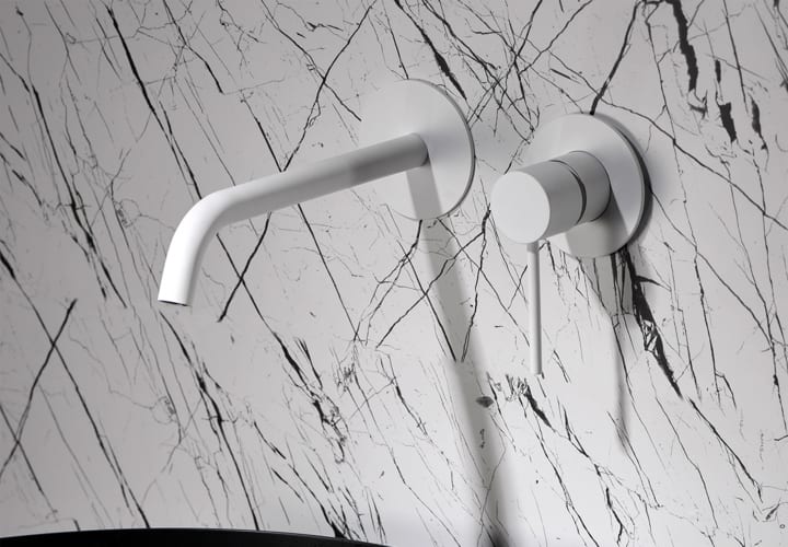 Pack grifo de lavabo empotrado Milos Imex + Válvula click-clack Ambiente 9