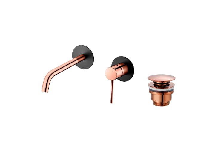 Pack grifo de lavabo empotrado Milos Imex + Válvula click-clack Principal 3