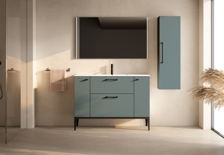 Conjunto mueble de baño con banquillo Viso Verso Principal 1
