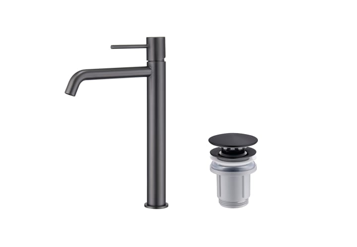 Pack Grifo de lavabo caño alto Imex Monza + Válvula click-clack Principal 2