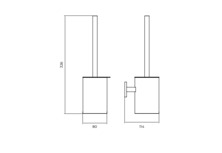 Escobillero de baño Medimex Technic Croquis 5