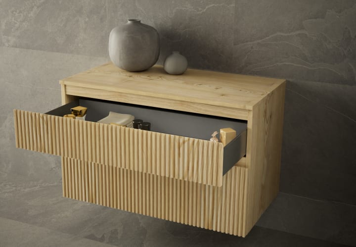 Cajonera de madera Bruntec Alpes Detalle 2