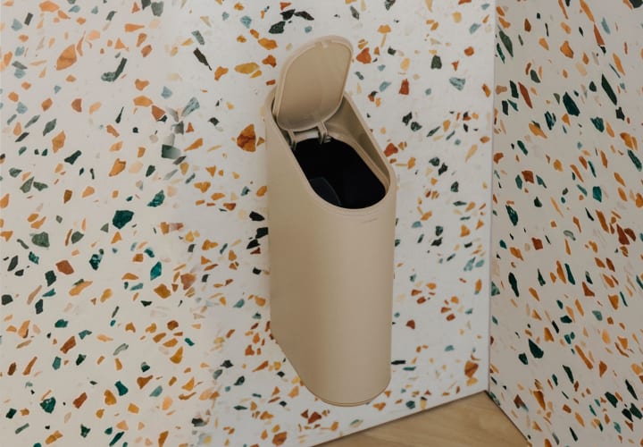 Papelera de baño Cosmic Flat Detalle 4