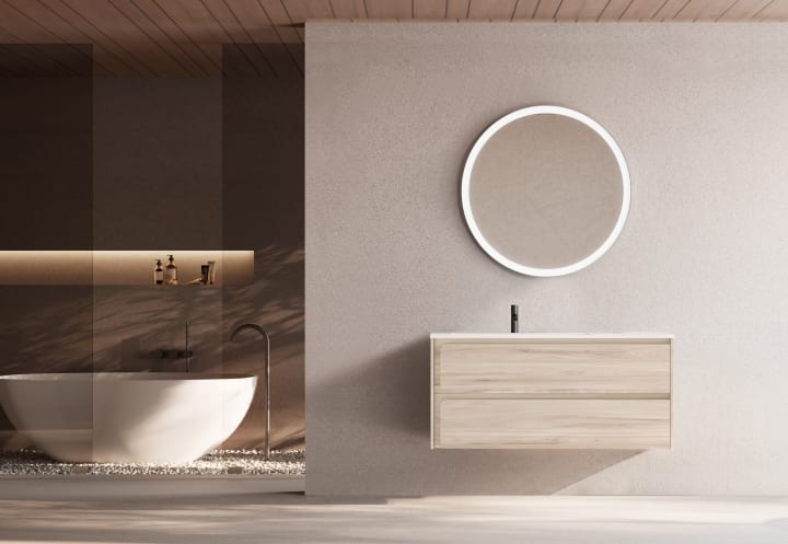 Conjunto mueble de baño Viso Indico Ambiente 16