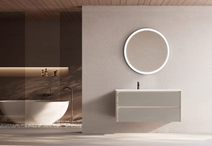 Conjunto mueble de baño Viso Indico Ambiente 17