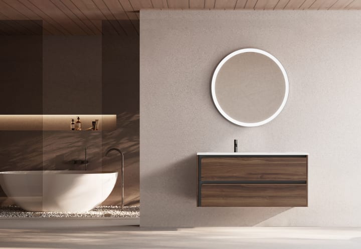 Conjunto mueble de baño Viso Indico Ambiente 21