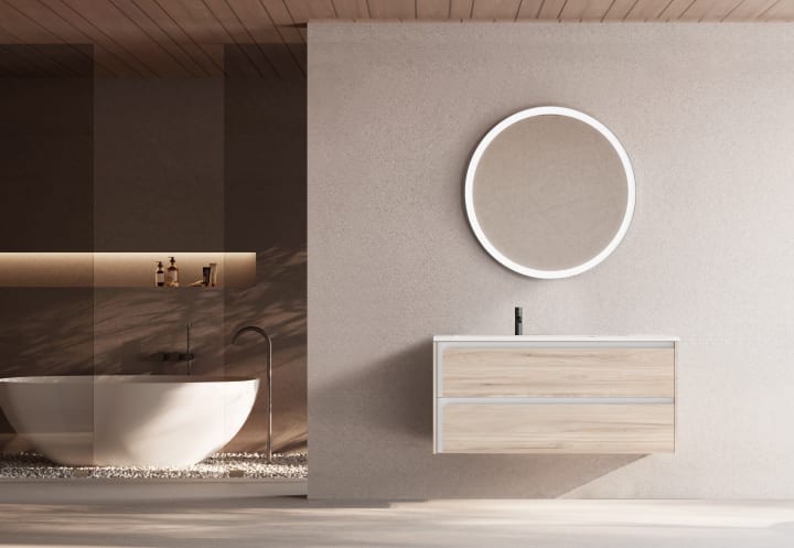 Conjunto mueble de baño Viso Indico Ambiente 22