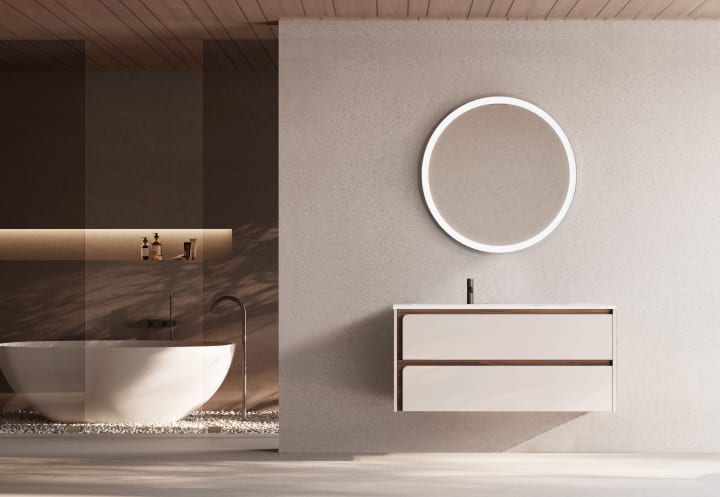 Conjunto mueble de baño Viso Indico Ambiente 26