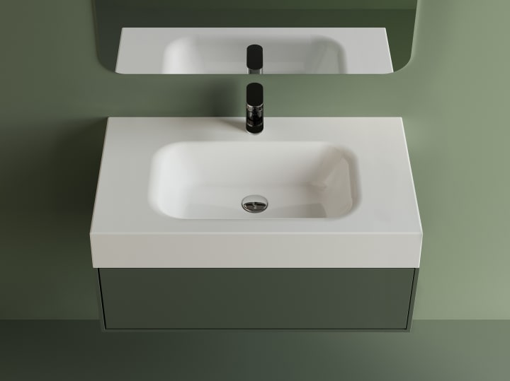 Lavabo suspendido Bruntec Hebe Ambiente 1