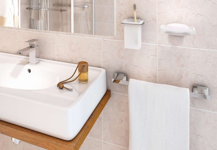 Conjunto de accesorios de baño Gedy Atena Ambiente 4