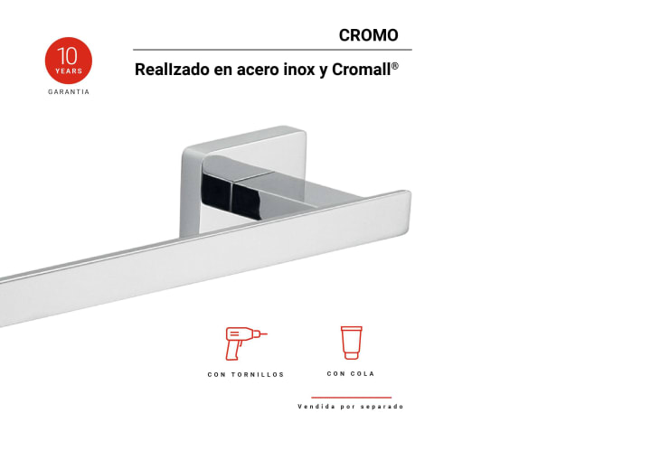 Conjunto de accesorios de baño Gedy Atena Detalle 2