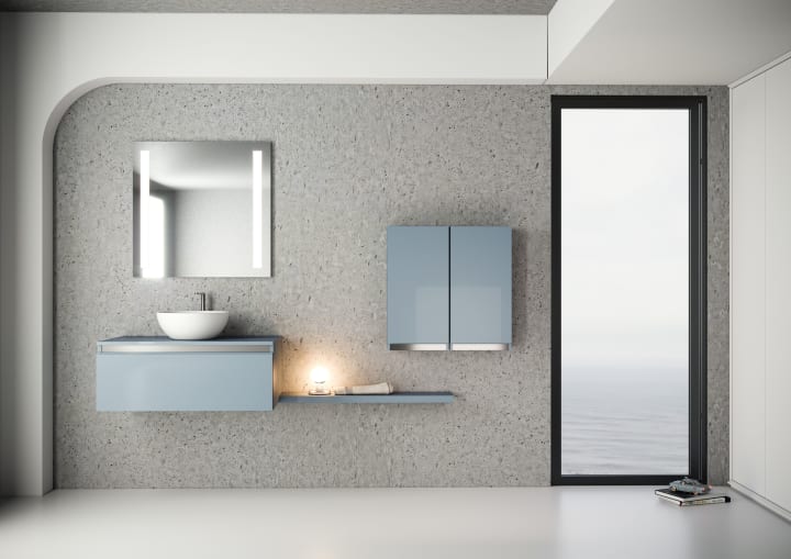 Mueble de baño con encimera de madera Campoaras Aqua Principal 2