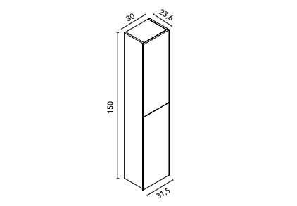 Columna de baño Royo Style Croquis 12
