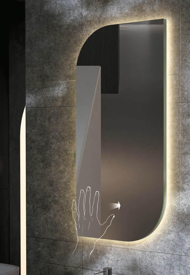 Espejo de baño con luz LED Ledimex Cardiff Detalle 1