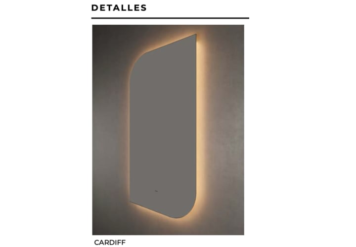 Espejo de baño con luz LED Ledimex Cardiff Detalle 3