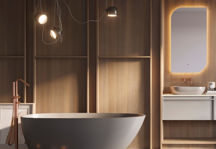 Espejo de baño con luz LED Ledimex Cardiff Ambiente 4