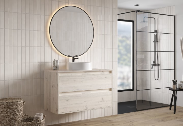 Mueble de baño con encimera Melamina Bruntec Artemisa Principal 4