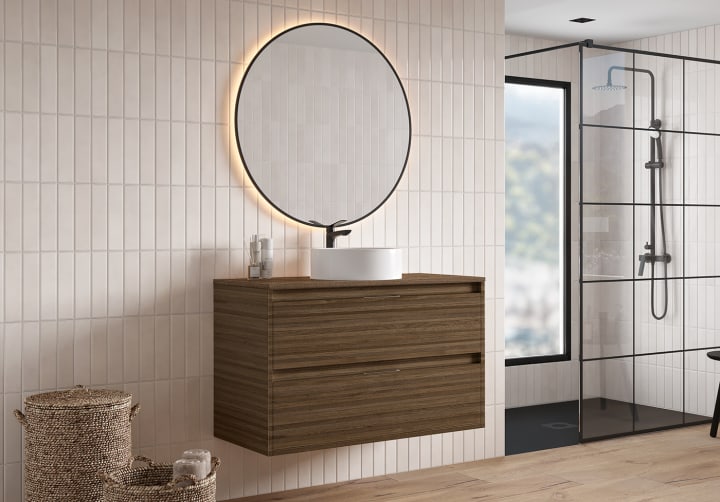 Mueble de baño con encimera Melamina Bruntec Artemisa Principal 9