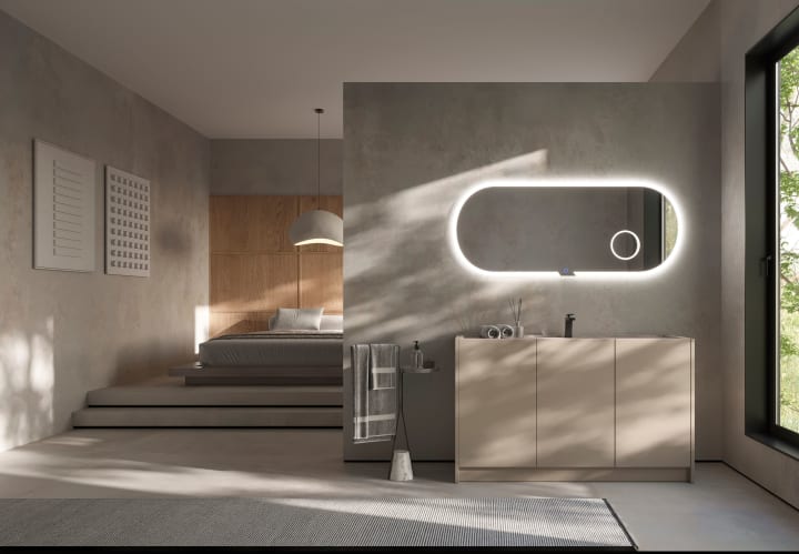 Espejo de baño con luz LED Ledimex Indiana Ambiente 7