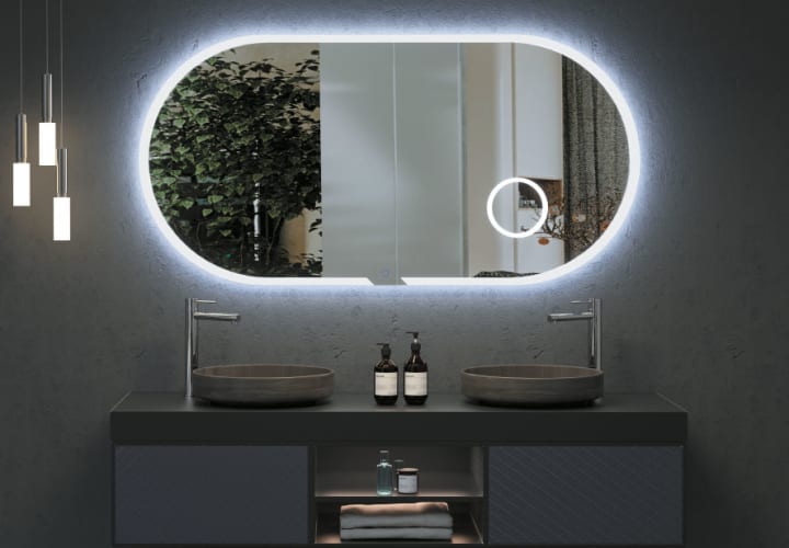 Espejo de baño con luz LED Ledimex Indiana Principal 2