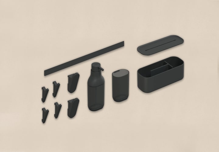 Set modular para cocina completo con guía a pared de Cosmic Alife Detalle 1