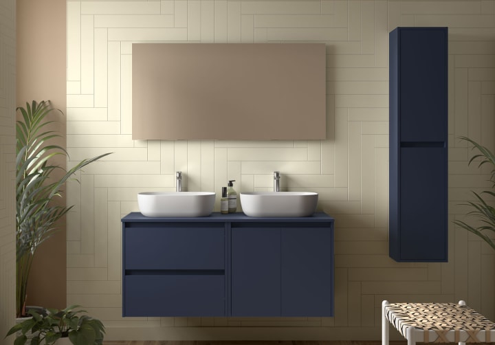 Mueble de baño con encimera de madera Salgar Noja Principal 5