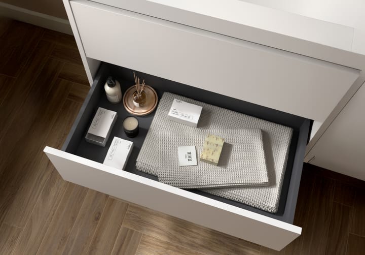 Mueble de baño con encimera de madera Salgar Noja Detalle 10