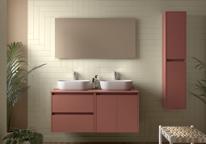 Mueble de baño con encimera de madera Salgar Noja Principal 7