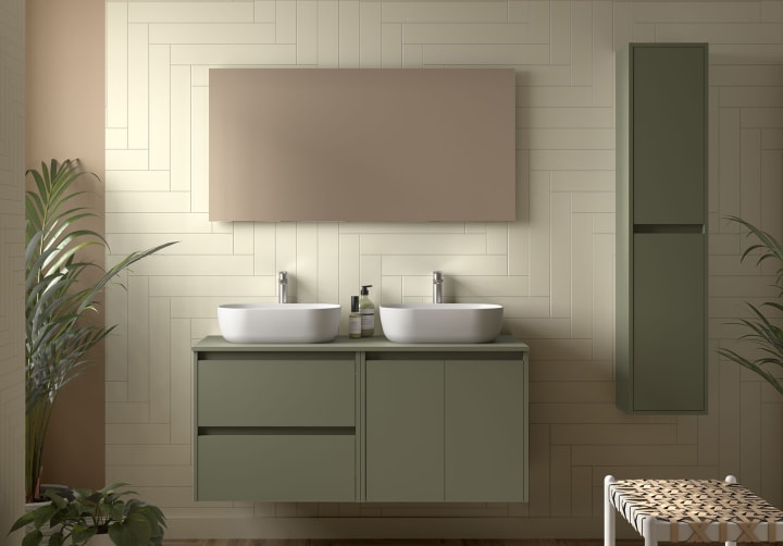 Mueble de baño con encimera de madera Salgar Noja Principal 6