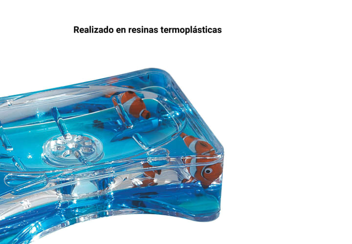 Jabonera de baño Gedy Pyxis Detalle 1