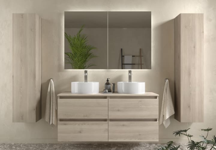 Mueble de baño para lavabo sobre encimera Salgar Bequia Principal 5