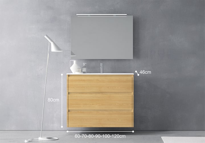 Mueble de baño Avila dos Carmen Croquis 27