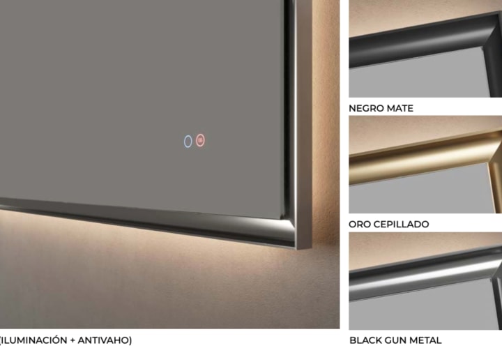 Espejo de baño con luz LED Ledimex California Detalle 4